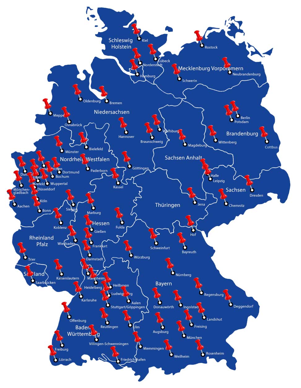 IT-Schulungen Standorte Deutschland